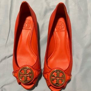 Tory Burch Shoes Tory Burch Peep Toe Wedge